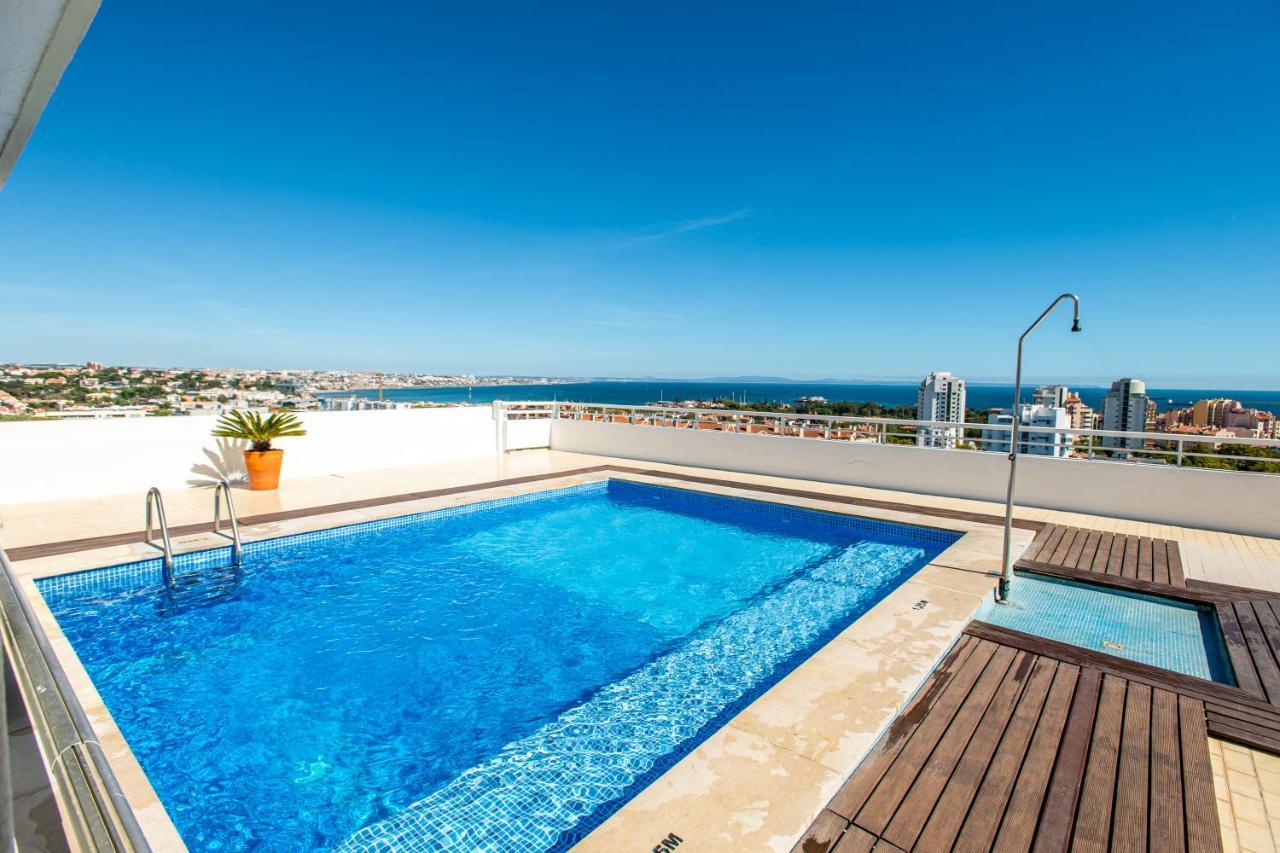Amazing Sea View Apt With Pool Cascais - Atjoanas Kültér fotó